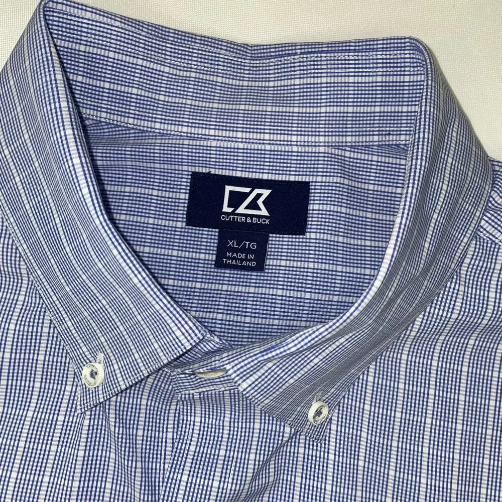 Cutter‎ Buck Mens Big Tall Button Down Shirt Milwaukee Brewers Logo XLG - Picture 9 of 10